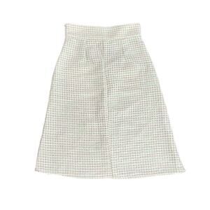 Never a wallflower patch pocket skirt mint tweed women’s size extra small NWT